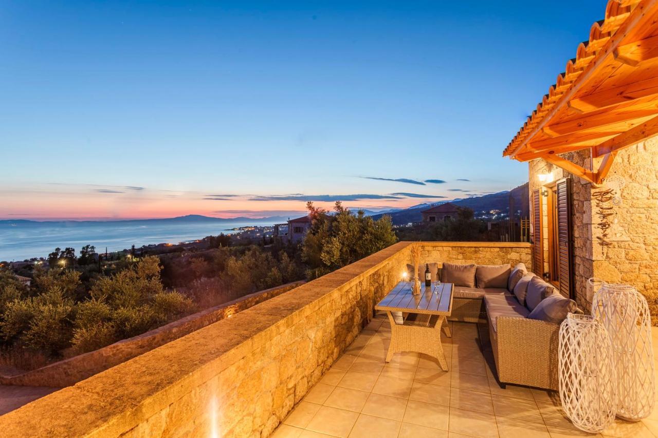 Mani Panoramic Seaviews - Luxury Summer Haven Lévktron Exteriér fotografie