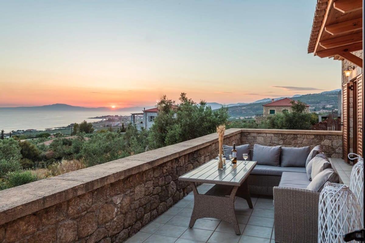 Mani Panoramic Seaviews - Luxury Summer Haven Lévktron Exteriér fotografie
