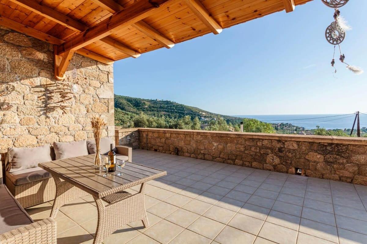 Mani Panoramic Seaviews - Luxury Summer Haven Lévktron Exteriér fotografie