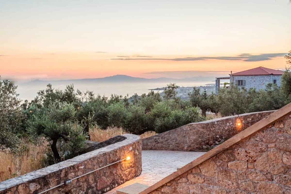 Mani Panoramic Seaviews - Luxury Summer Haven Lévktron Exteriér fotografie