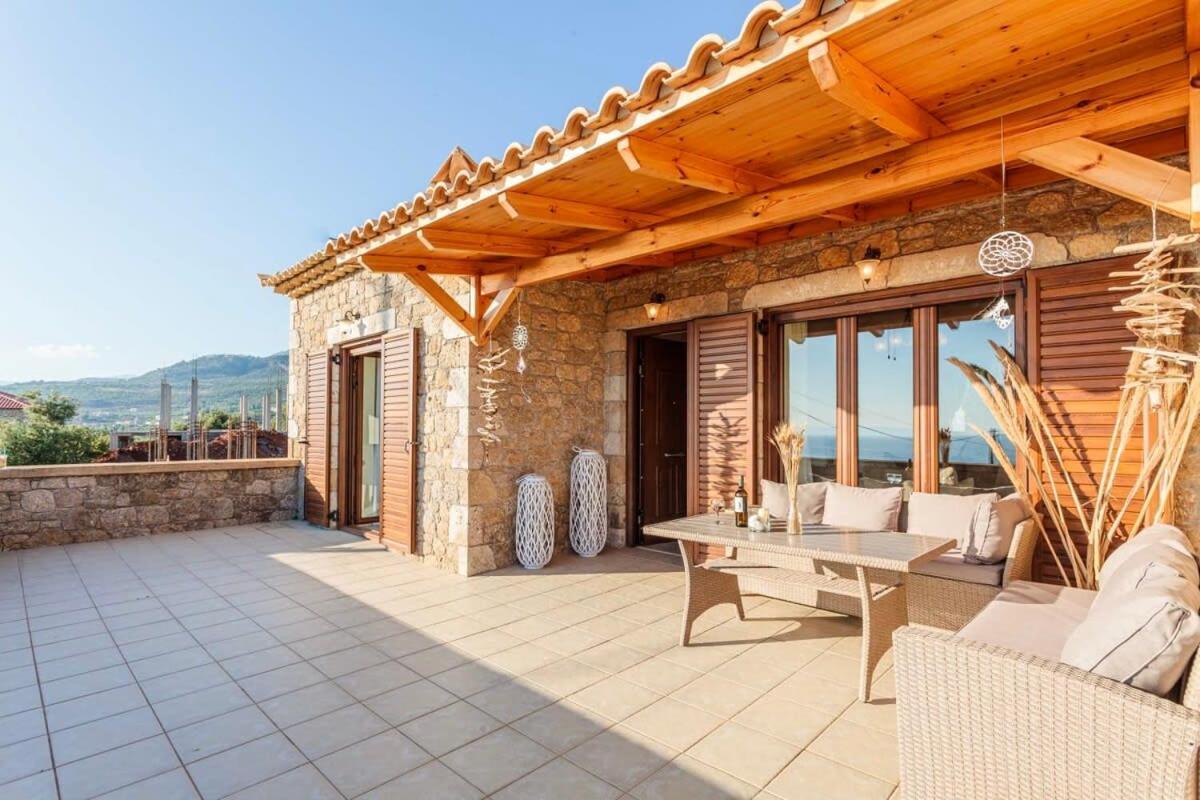 Mani Panoramic Seaviews - Luxury Summer Haven Lévktron Exteriér fotografie